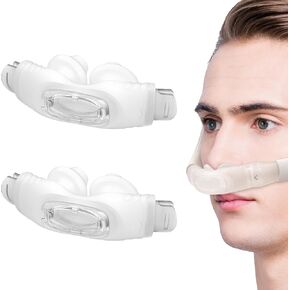 2 Pack Advanced Comfort Nasal Pillows for AirFit P30i FSA or HSA Eligible Leak Resistant Cushions Noise Reduction Lightweight Comfortable Fit CPAP Supplies Easy to Clean - Medium