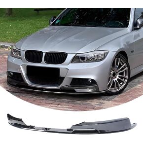 Front Bumper Lip Splitter Spoiler Fit for BMW 3 Series 328i/ 335i/ 335d E90 LCI M Sport Bumper 2009 2010 2011 Sedan Gloss Black Accessories Air Chin Body Kit