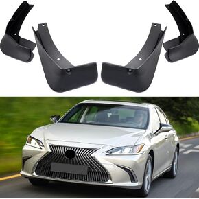 Mudguards Mud Flaps Splash Guards Fenders Compatible with 2019-2024 Lexus ES 250 / ES 350 / ES 300h, 4pcs Mud Guards Kit, Black