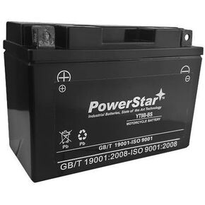 PowerStar YT9B-BS YT9B-4 GT9B-4 Maintenence-Free Battery Motorcycle Scooter ATV