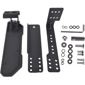 Dead Pedal Foot Rest Pad - Left Side Kick Panel Non-Slip Replacement for 2007-2023 Jeep Wrangler JK JL 4xe Gladiator JT GLOSSY AUTO PARTS
