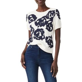 NIC+ZOE Women's Rose Bloom Sweater