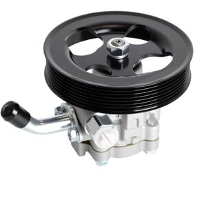21-5366 Power Steering Pump with Pulley fit for Infiniti QX56 2004-2011, for Nissan Armada 2005-2009, for Nissan Pathfinder 2008-2010, for Nissan Titan 2004-2010, V8 5.6L, Replace 215366 96-5366