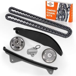 مجموعة سلسلة التوقيت مع العادم العادم VVT Tear Kit متوافق مع Kia Soul Forte Sportage Hyundai Elantra Kona Tucson 2.0L استبدال# 24321-2e010 ، 243212e010 ، 24370-2e010 ، 243702e010