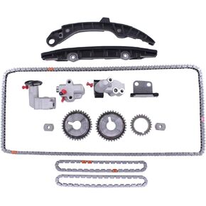 ApplianPar Engine Timing Chain kit for Infiniti EX37 FX37 2013, G37 2008-13, M37 2011-13, Q40 2015, Q50 Q70 2014-18, Q60 2014-16,Q70L 2015-19, QX50 2014-17, QX70 2014-20, for Nissan 370Z 2009-21