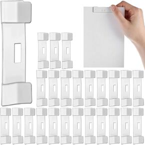 Blind Repair Vane Savers, 24 Pcs Vertical Blind Repair Tabs Vertical Blinds Repair Kit for Vertical Blinds Replacement Slats White Blind Clips