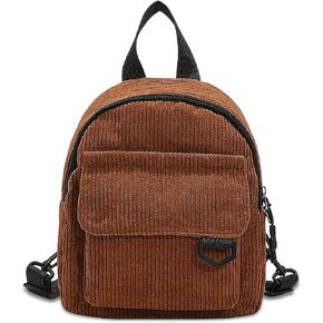 Women's Fashion Backpacks, Corduroy Backpack Bag for Women Portable Backpack Purse Small Backpack (brown)