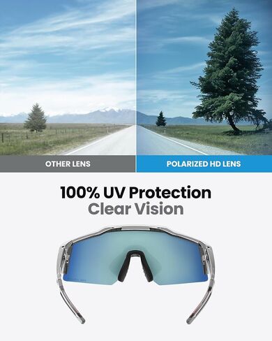 OutdoorMaster Hawk Kids Polarized Sunglasses, Kids Baseball Sunglasses with UV Protection for Girls & Boys 6-14 in Saudi Arabia
