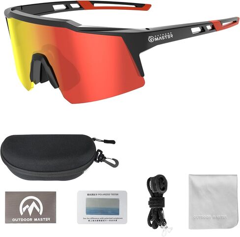 Outdoormaster Hawk Kids مستقطب نظارة شمسية ، ونظارات شمسية للأطفال مع حماية للأشعة فوق البنفسجية للفتيات والفتيان 6-14 in Saudi Arabia
