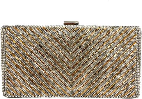 Rhinestone Evening Clutch Purse Sequin Bag,Woman Sparkling Handbag Formal Clutch with Chain for Wedding Party in Saudi Arabia