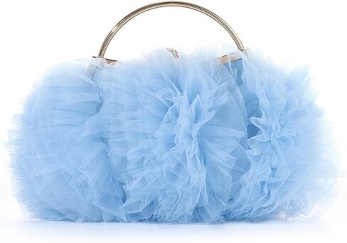 SUKUTU Women Lace Evening Handbag Floral Clutches Purse with Detachable Chain for Wedding Prom Party in Saudi Arabia