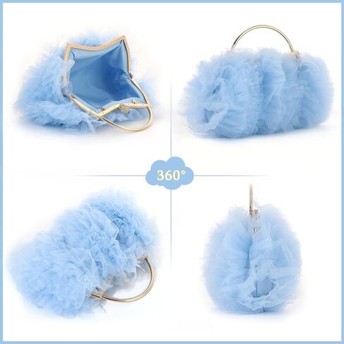 SUKUTU Women Lace Evening Handbag Floral Clutches Purse with Detachable Chain for Wedding Prom Party in Saudi Arabia