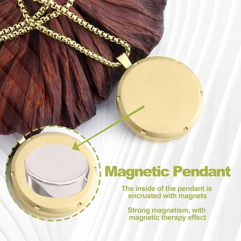 KYOSI Magnetic Necklace for Women Magnetic Pendant for Men 3500 Gauss Magnet Jewelry Fashion Accessory in Kuwait