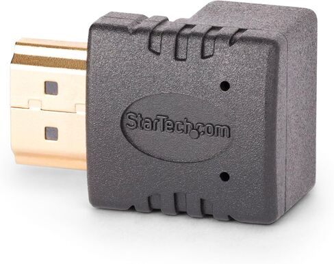StarTech.com Right Angle HDMI 2.0 Adapter, Male to Female, Horizontal 90-Degree Angled HDMI Port Saver/Extension, 4K 60Hz in Saudi Arabia