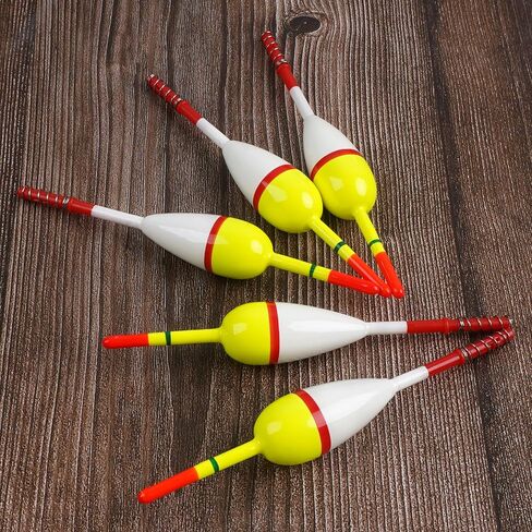 SILANON Wood Slip Bobbers Fishing Floats and Bobbers Spring Oval Stick Slip Floats for Crappie Catfish Trout Panfish Walleyes Fishing 5/10pcs in Saudi Arabia