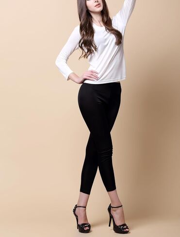 Women 100% Pure Silk Underwear Shirt Stretchy Legging Safety Wear Home Wear Cropped Pants in Kuwait