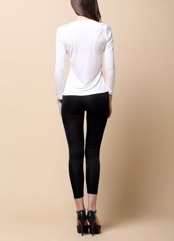 Women 100% Pure Silk Underwear Shirt Stretchy Legging Safety Wear Home Wear Cropped Pants in Kuwait