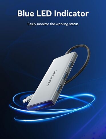 USB C Hub for MacBook, VENTION USB Type C Hub Multiport Adapter 6 in 1 with 4K HDMI USB 3.0 Data Transfer SD/TF Card Reader, USB C Dongle Compatible with MacBook Pro/Air, iPad Pro, Surface,XPS in Saudi Arabia