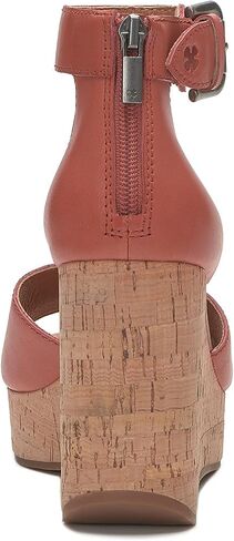 Lucky Brand Women's Himmy Sculpted Wedge Sandal, Black, 9.5 in Saudi Arabia