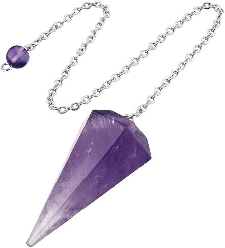 Zhiyuxi Aquamarine البندول Crystal Witchcraft اللوازم Reiki إمدادات الكريستال البندول قلادة الزنة الحجر الأدوات العرقي in Kuwait
