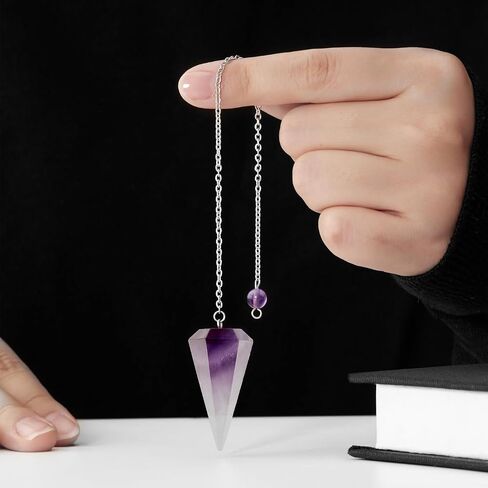 Zhiyuxi Aquamarine البندول Crystal Witchcraft اللوازم Reiki إمدادات الكريستال البندول قلادة الزنة الحجر الأدوات العرقي in Kuwait