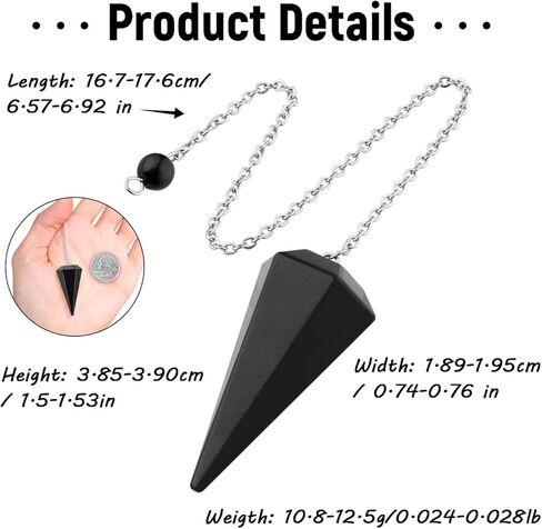 ZHIYUXI Lapis Lazuli Pendulum Crystal Witchcraft Supplies Reiki Supplies Blue Crystal Pendulum Necklace Dowsing Divination Tools Pendulos De Energia in Kuwait