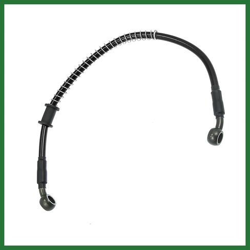 Motoforti 40cm 15.75 "10mm 28 درجة دراجة نارية مضفر فرامل خراطيم خراطيم خراطيم خط أنبوب خانق خط الغاز أنبوب الوقود الأسود ل ATV للدراجة الترابية طويلة الأمد in Saudi Arabia