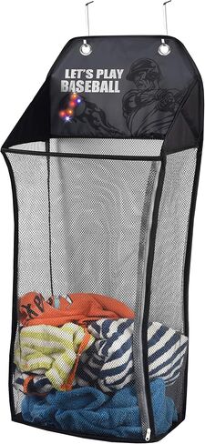 تخزين وتسجيل فوق الباب معلق الأطفال المرح LED Baseball Legable Legh-Up Mesh Garkerdy ​​Basketer ، وصدر الألعاب ، والسنانير المعدنية الثقيلة بما في ذلك. براءة اختراع معلقة in Kuwait