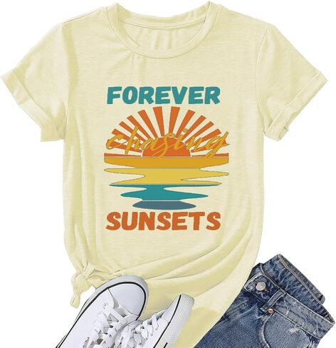 Summer Casual Funny Cute Tank Tops for Women Hiking Mountain Adventure Beach Vacation Letter Pint Graphic Tee Shirt in Saudi Arabia