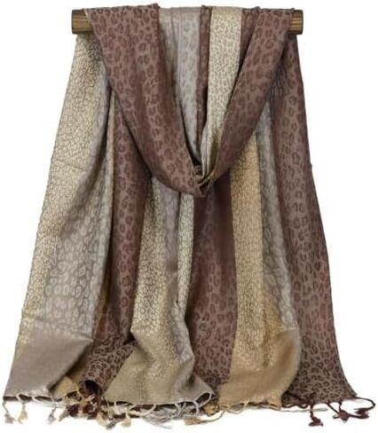 Wrapunzel Pashmina Super Soft Animal Print Scarf for Headwrapping and Fashion. 5 Custom Made Colors of Luscious in Saudi Arabia