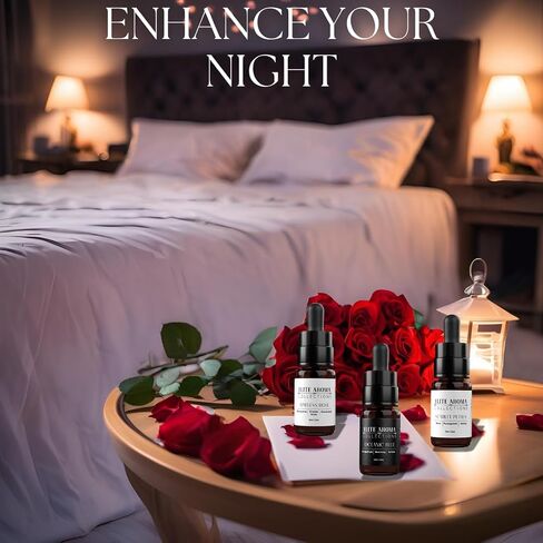 Elite Hotel Fragrance Oils Gift Set (3 Pack) - Midnight Aura, Divine Essence, Global Opulence - Luxury Hotel Scents for Diffusers & Aromatherapy - 0.3 in Saudi Arabia