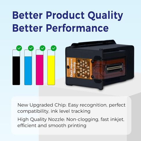 962XL Ink Cartridges for HP Printer Replacement for HP 962 XL Ink Cartridges Combo Pack Compatible Works with HP OfficeJet Pro 9010 9015 9015e 9018 9018e 9020 9025 9012e Series (962XL-4P, BK/C/M/Y) in Saudi Arabia