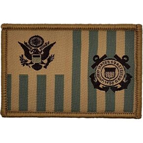 USCG Subdued Ensign - Morale Patch (Black)