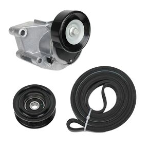 90K-38488 Serpentine Belt Tensioner Pulley with Idler Pulley Kit for Tundra 4Runner Sequoia Land Cruiser Lexus LX470 GX470 LS430 GS430 GS400 SC400 1998-2009 38488 89255 999421