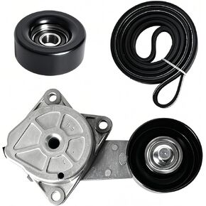 90K-38386 Belt Tensioner Idler Pulley Assembly Set,For Ford Mustang Thunderbird Crown Victoria 4.6L 1995 1996 1997 1998 1999