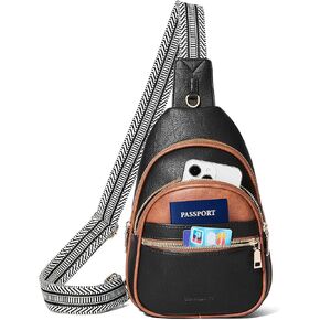 CORALDAISY Crossbody Bags for Women Fanny Pack Sling Bag Crossbody Purse Travel Purses for Women