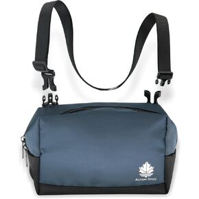 Small Crossbody/Belt/Fanny Pack - Foldable Toiletry Organizer, Unisex Shoulder Purse for Travel