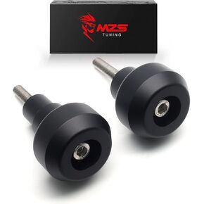 MZS Motorcycle Frame Sliders, Falling Crash Protector Guards No Cut Kits Black Compatible with ZX10R ZX-10R 2016-2023