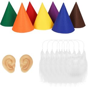 7 Dwarves Costume Set - 7 Dwarfs Costume for Halloween, Storybook & Fairy Tale Themed Parties