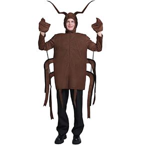 DSplay Adult Cockroach Costume Men Scary Cockroach Tunic For Halloween Costumes Adult