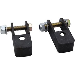 2 pcs/set SHLPDFM Black Front Shock Extender For 2-4" Leveling lift kit Compatible with GMC Sierra Chevy Silverado Sierra 1500 1999-2007 4WD