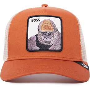 Goorin Bros. The Farm Usisex Original Snapback Trucker Hat ، Rust (The Boss) ، مقاس واحد