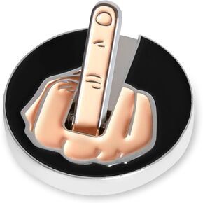 ZEETY Middle Finger Golf Ball Marker, Great Funny Golf Accessories Golf Gift for Men and Women Golfers
