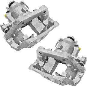 Rear Dics Brake Caliper with Bracket Compatible with Ford Taurus 2010-2012, Fit for Lincoln MKS 2012, 18-B5264 18-B5265, Driver and Passenger Side