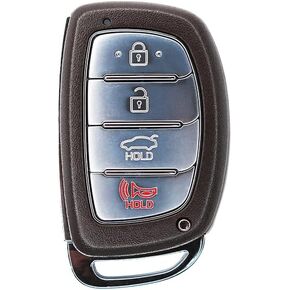 Replacement Smart Key Fob for 2016-2019 Hyundai Elantra 4 Button Key Part Number 95440-F2000 95440-F3000 Fcc CQOFD00120