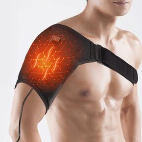 Shoulder-Heating-Pad-Heated-Wrap - 3 Heat Settings Heating Pad for Shoulder,Suitable for Relieving Muscle Pain,Tendonitis Periarthritis