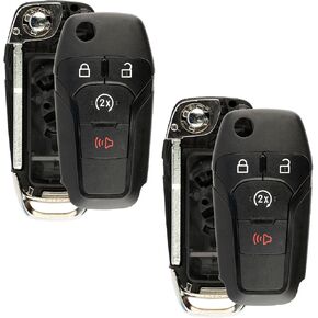 Remote Start Flip Key Fob Shell Replace for Ford N5F-A08TDA ، 5923694