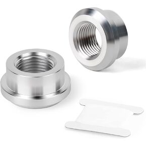 Gasher 2pcs لحام الألومنيوم على بونج 1/4 "NPT تجهيزات خزان الوقود القابلة لحام أنثى