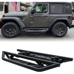 Vijay Side Step Bars Running Boards Compatible with 2018-2025 Wrangler JLU/JL (2 Doors)
