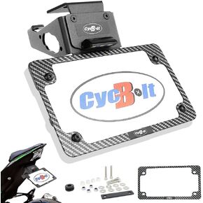 Fender Eliminator Fit for Z900 2024-2017 / ZH2 2025-2020 Fender Eliminator Kits Tail Tidy License Plate Bracket Holder Compatible with OEM Aftermarket Turn Signals